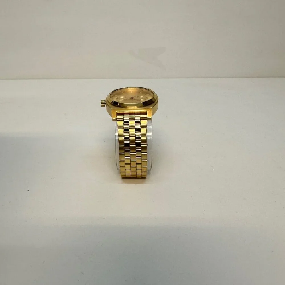 Nixon Time Teller Deluxe All Gold Watch - Picture 5 of 7